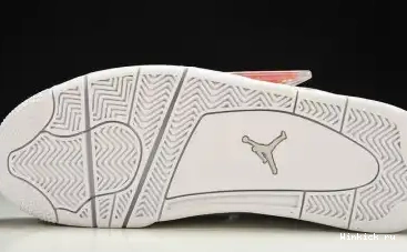 JORDAN AIR RETRO MENS 4 MONEY” WHITE “PURE 0516